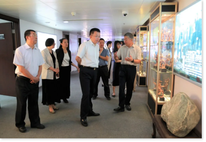 山东省广播电视局领导到山东影视传媒集团开展专题调研